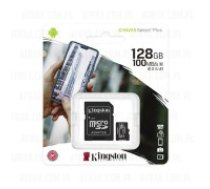 Kingston 128GB Micro SDHC CANVAS Select Plus SDCS2​ Card class10 UHS-I ar SD Adapteri Atmiņas karte