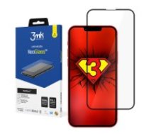 3MK NeoGlass Hybrid Tempered Glass / Film protector priekš Apple iPhone 13 Pro Max / 14 Plus - Melns - hibrīds ekrāna aizsargstikls / aizsargplēve