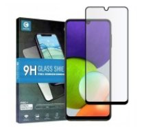 Mocolo TG+ Full Glue Tempered Glass screen protector priekš Samsung Galaxy A22 4G A225 - Melns - Ekrāna Aizsargstikls / Bruņota Stikla Aizsargplēve