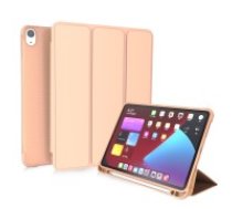 Tri-fold Stand PU Leather Smart Case with Pencil Holder priekš Apple iPad Pro 11 (2018) / Air 4 (2020) / Air 5 (2022) / Air 11 (2024) - Zelts - sāniski atverams maciņš     ar stendu