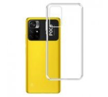 3MK Clear Case priekš Xiaomi Poco M4 Pro 5G - Caurspīdīgs - silikona aizmugures apvalks / bampers-vāciņš