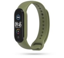 Tech-Protect Iconband priekš Xiaomi Mi Smart Band 7 - Haki - silikona siksniņa viedpulksteņiem