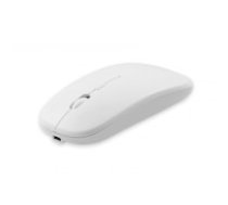 Setty Wireless Optical Mouse 2.4G / 1600 DPI with Li-ion battery 500mAh - Balta - Bezvadu datorpele ar iebūvētu akumulātoru