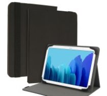 Wonder Soft Universal Book Case priekš 11 inch Tablet PC - Melns - Universāls sāniski atverams maks planšetdatoriem ar stendu