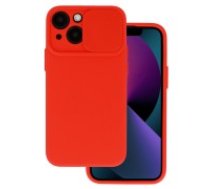 CamShield Soft Back Case priekš Samsung Galaxy A13 4G A135 - Sarkans - silikona aizmugures apvalks / bampers ar kameras aizsargmehānismu