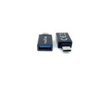 Maxlife USB 3.0 to Type-C OTG Adapter - Melns - USB adapteris telefoniem vai planšetdatoriem ar Type-C ieeju / konektoru