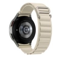 Tech-Protect Nylon Pro Watch Band priekš Samsung Galaxy Watch 4 / 5 / 5 Pro / 6 / Classic (40 / 42 / 43 / 44 / 45 / 46 / 47 mm) - Pelēks - neilona siksniņas (jostas)     viedpulksteņiem