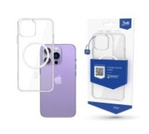 3MK MagSafe Clear Case priekš Apple iPhone 14 Pro Max - Caurspīdīgs - silikona aizmugures apvalks / bampers-vāciņš