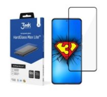 3MK HardGlass Max Lite Tempered Glass protector priekš Xiaomi 12T 5G / 12T Pro 5G - Melns - ekrāna aizsargstikls / bruņu stikls