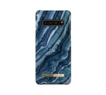 iDeal of Sweden Fashion SS19 Back Case priekš Samsung Galaxy S10 G973 - Indigo Swirl - plastikāta aizmugures apvalks ar iebūvētu metālisku plāksni /     bampers-vāciņš