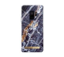 iDeal of Sweden Fashion CS17 Back Case priekš Samsung Galaxy S9 G960 - Midnight Blue Marble - plastikāta aizmugures apvalks ar iebūvētu metālisku plāksni /     bampers-vāciņš