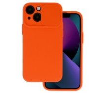 CamShield Soft Back Case priekš Apple iPhone 12 Pro - Oranžš - silikona aizmugures apvalks / bampers ar kameras aizsargmehānismu