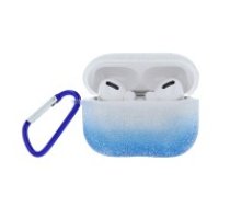 Caviar Case priekš Apple Airpods - Zils / Balts - silikona apvalks bezvadu austiņu lādēšanas ierīcei ar karabīni