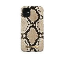 iDeal of Sweden Fashion AW20 Back Case priekš Apple iPhone 11 - Sahara Snake - plastikāta aizmugures apvalks ar iebūvētu metālisku plāksni / bampers-vāciņš