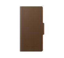 iDeal of Sweden Atelier AW21 Wallet Case priekš Apple iPhone 12 / 12 Pro - Intense Brown - mākslīgās ādas sāniski atverams maciņš ar bamperu uz magnēta