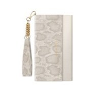 iDeal of Sweden Signature SS20 Clutch priekš Samsung Galaxy S20 G980 - Pearl Python - mākslīgās ādas grāmatveida maks rokassomas veidā ar siksniņu