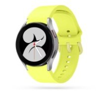 Tech-Protect Iconband Silicone Strap priekš Samsung Galaxy Watch 4 / 5 / 5 Pro / 6 / Classic (40 / 42 / 43 / 44 / 45 / 46 / 47 mm) - Dzeltens - silikona siksniņas (jostas)     priekš pulksteņiem
