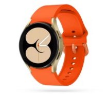 Tech-Protect Iconband Silicone Strap priekš Samsung Galaxy Watch 4 / 5 / 5 Pro / 6 / Classic (40 / 42 / 43 / 44 / 45 / 46 / 47 mm) - Oranžs - silikona siksniņas (jostas)     priekš pulksteņiem