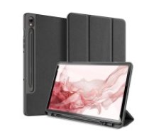 Dux Ducis Domo series priekš Samsung Galaxy Tab S9 Ultra X910 / X916 / Tab S10 Ultra X920 / X926 - Melns - sāniski atverams maciņš ar magnētu un stendu