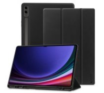 Tech-Protect SC Pen Book Case priekš Samsung Galaxy Tab S9 FE+ X610 / X616 - Melns - sāniski atverams maciņš ar magnētu un stendu