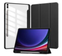 Tech-Protect SC Pen Hybrid Book Case priekš Samsung Galaxy Tab S9 FE+ X610 / X616 - Melns - sāniski atverams maciņš ar magnētu un stendu