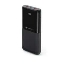 Forcell F-Energy 20000mAh with Digital Display 20W QC/PD PowerBank 2x USB 5V/3A / 1x USB Type-C 5V/3A Ligzda - Melns - Universāla ārējas uzlādes batereja lādētājs-akumulators (Power Bank)