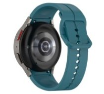 Silicone Watch Band Replacement priekš Samsung Galaxy Watch 4 / 5 / 5 Pro / 6 / Classic (40 / 42 / 43 / 44 / 45 / 46 / 47 mm) - Zils - silikona siksniņas (jostas)     priekš pulksteņiem
