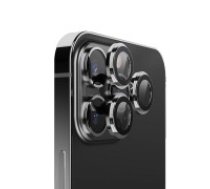 X-One Sapphire Armor Pro Camera Lens Tempered Glass protector priekš Apple iPhone 15 Pro / 15 Pro Max - Melns - Aizmugurējās kameras aizsargstikls
