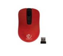 Rebeltec Star Wireless Optical Mouse 2.4G / 1600 DPI (2xAAA Batteries) - Sarkana - Bezvadu datorpele