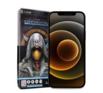 X-One 2.5D Full Glue Extra Strong Privacy Tempered Glass Screen Protector priekš Apple iPhone 11 / XR - Melns - Ekrāna Aizsargstikls / Bruņota Stikla Aizsargplēve