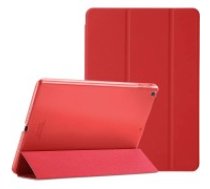 Smart Soft Book Case priekš Lenovo Tab M11 TB-330 - Sarkans - sāniski atverams maciņš ar stendu