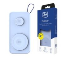 3MK PastelUp 2in1 for Phone and Apple Watch Charging 10000mAh MagSafe Powerbank 22.5W - Gaiši Zils - Ārējas uzlādes batereja lādētājs-akumulators ar MagSafe (Power Bank)