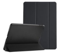 Smart Soft Book Case priekš Lenovo Tab M11 TB-330 - Melns - sāniski atverams maciņš ar stendu