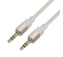 Hoco UPA32 3.5mm Male to 3.5mm Male Stereo Aux Audio cable (length: 1M) - Zelts - audio vads kabelis