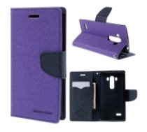 MERCURY GOOSPERY PU Leather Wallet Cover for LG G4 Beat / G4S H735 - Purple - sāniski atverams maciņš ar stendu (ādas maks, grāmatiņa, leather book wallet case cover     stand)