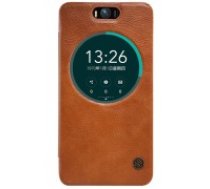 NILLKIN Qin Series APP Smart Leather View Case for Asus Zenfone Selfie ZD551KL - Brown - sāniski atverams maciņš ar lodziņu (ādas maks, grāmatiņa, leather book wallet case     cover)