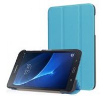Tri-fold Leather Case Cover for Samsung Galaxy Tab A 7.0 (2016) T280 / T285 - Baby Blue - sāniski atverams maciņš ar stendu (ādas maks, grāmatiņa, leather book wallet case cover     stand)