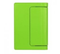Litchi Texture PU Leather Tablet Case for Lenovo Yoga Tab 3 8.0 YT3-850F / YT3-850L - Green - sāniski atverams maciņš ar stendu (ādas maks, grāmatiņa, leather book wallet case     cover stand)