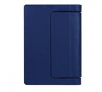 Litchi Texture PU Leather Tablet Case for Lenovo Yoga Tab 3 8.0 YT3-850F / YT3-850L - Dark Blue - sāniski atverams maciņš ar stendu (ādas maks, grāmatiņa, leather book wallet     case cover stand)