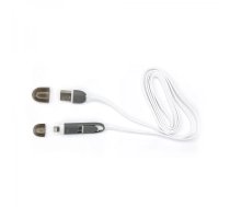 Sbox 2IN1W USB->Micro USB+IPH.5 M/M 1M white