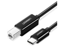 Ugreen 50446 USB kabelis USB 2.0, 2 m, USB-C uz Mini-USB B, Melns