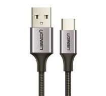 Ugreen USB-A/USB-C QC 3.0 3A 2m kabelis (pelēks)