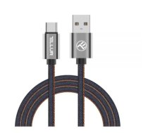 Tellur Data cable, USB to Type-C, 1m Denim