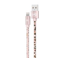 Tellur Graffiti USB to Lightning Cable 3A 1m Pink
