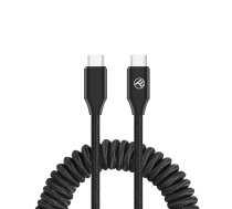 Tellur Extendable USB-C to USB-C Cable PD60W up to 1.8m Black