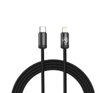 Tellur Minimalist USB-C to Lightning Cable 3A 1m PD27W Black