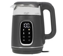 ADLER AD 1305 Elektriskais tējkanna, pelēka sudraba - AGDADLCZE0131 - 5905575907868