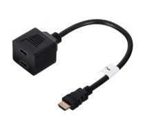 Lanberg AD-0019-BK video sadalītājs HDMI 2x HDMI