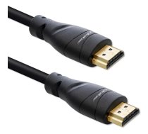 Qoltec 50353 HDMI v2.1 Kabelis Ultra augstas veiktspējas 8K | 60Hz | 26AWG | ZELTA | 5m