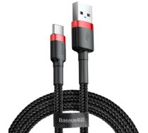 Baseus Cafule USB kabelis 2 m USB A uz USB C Melns, Sarkanā